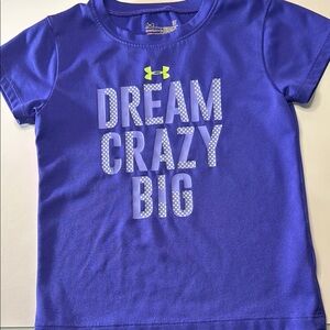Under Armour Kids Dream Crazy Big Purple T-Shirt
